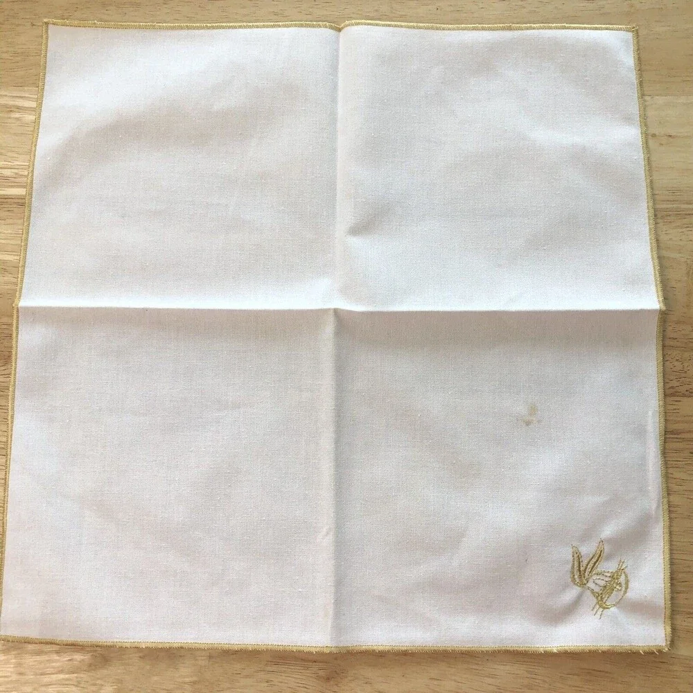 After 6 Vintage Looney Tunes Cocktail Napkins Set of 4